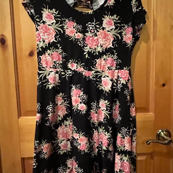 Floral pullover summer dress wedding Easter XL - Picture 2 of 5